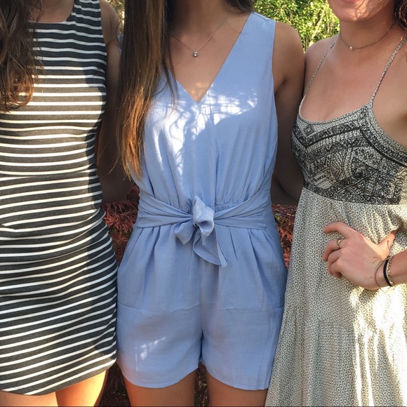 Baby Blue Romper - Picture 1 of 4